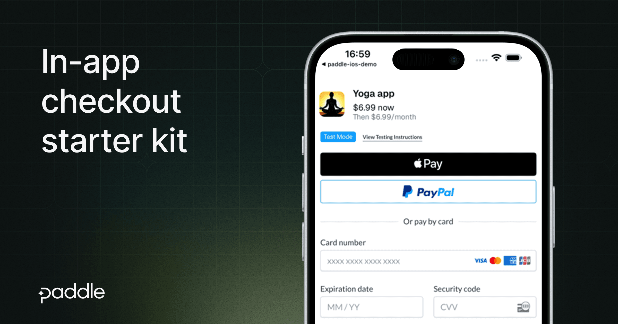 Paddle In-App Checkout Starter thumbnail